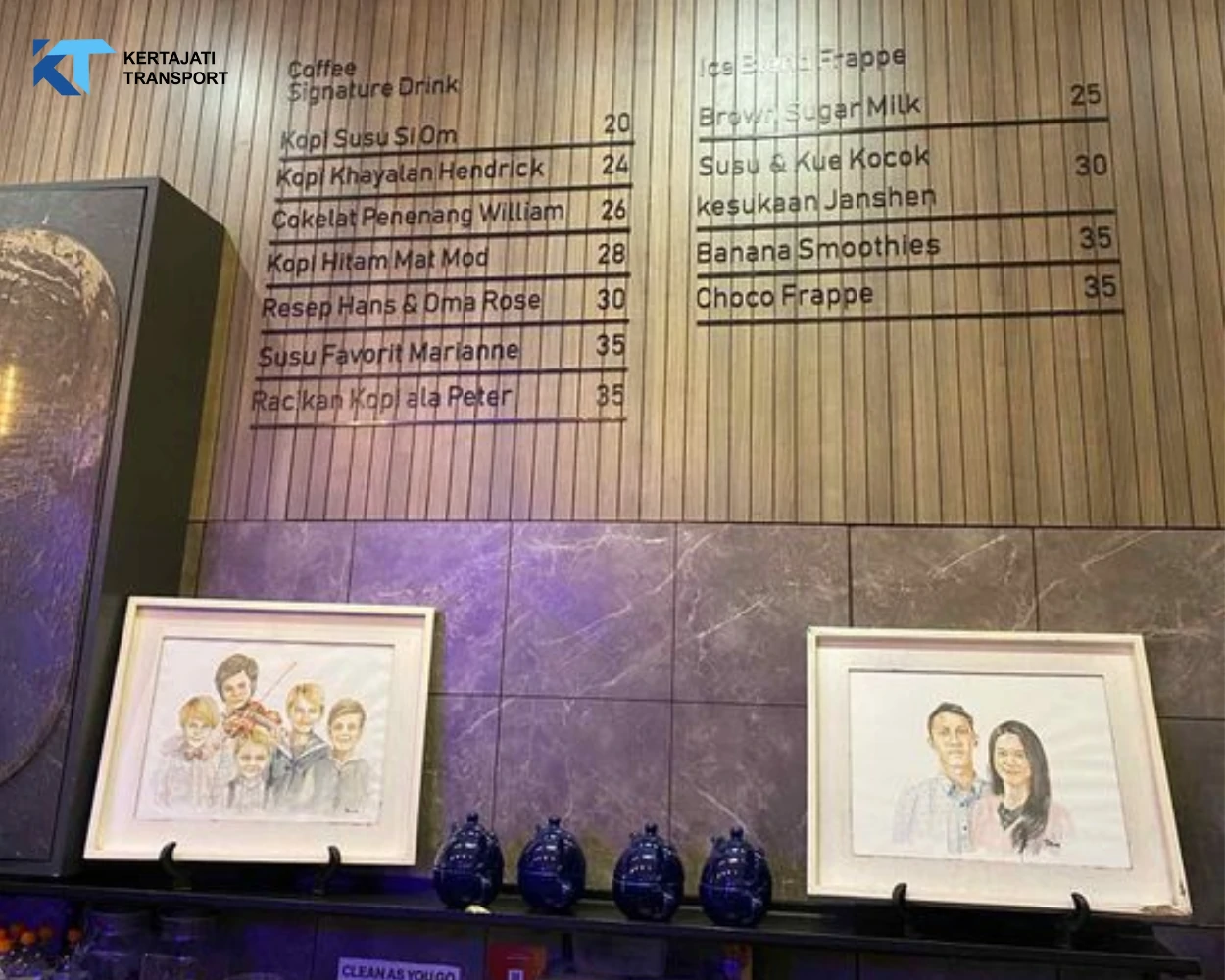 Menu & Lukisan Sahabat Gaib<br/>Source by Pergikuliner.com